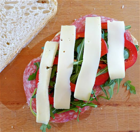 Tosti Mozzarella/Salami