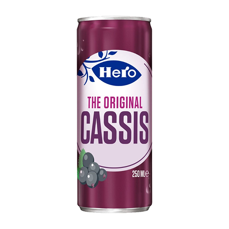 Hero Cassis ZERO 25cl