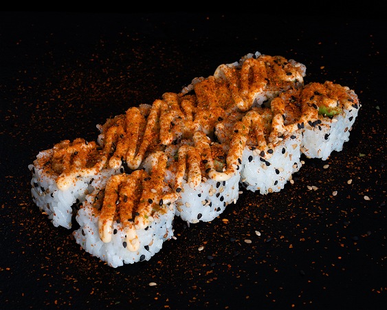 Uramaki met spicy Tonijnsalade