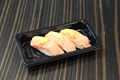 Grilled salmon nigiri