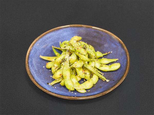 Edamame Truffle and Crispy Garlic