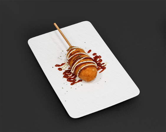 Flaming Hot Doritos Corndog