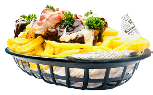 Loaded fries stoofvlees de luxe