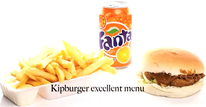 Kipburger Excellent Menu