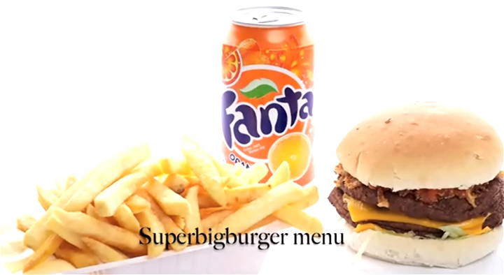 Superbigburger Menu