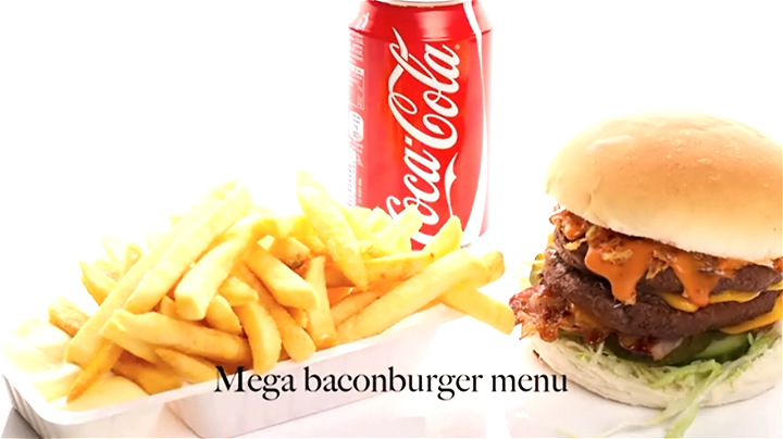 Mega Baconburger Menu