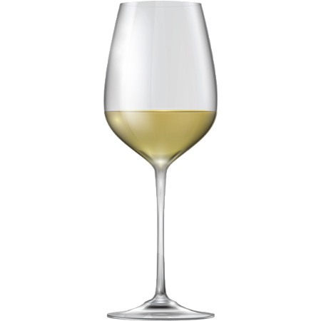 glas witte wijn