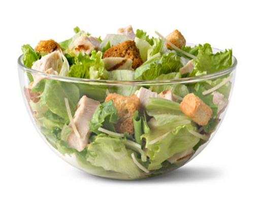 Caesar salad crispy chicken 