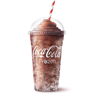 Frozen Coca-Cola 