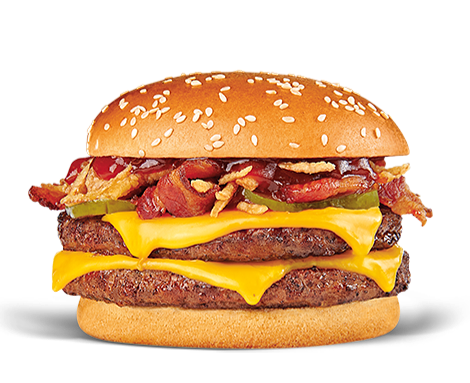 Double Quarter Pounder Western Barbecue