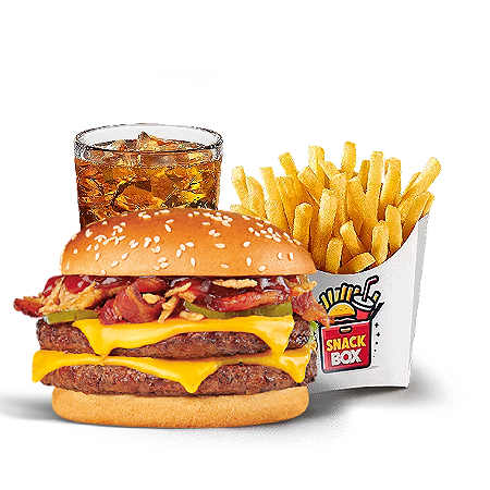 Double Quarter Pounder Western Barbecue Menu