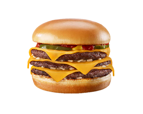 Triple Cheeseburger 