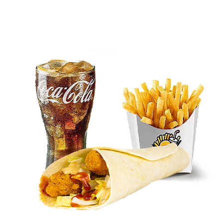 Veggie Classic Chicken Wrap Menu