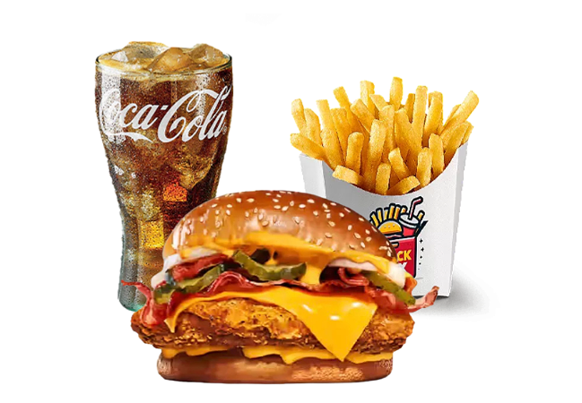 Ultimate Cheddar Chicken + Cheddar Dip Menu