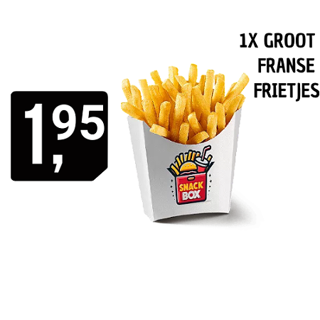 1x GROOT FRANSE FRIETJE 