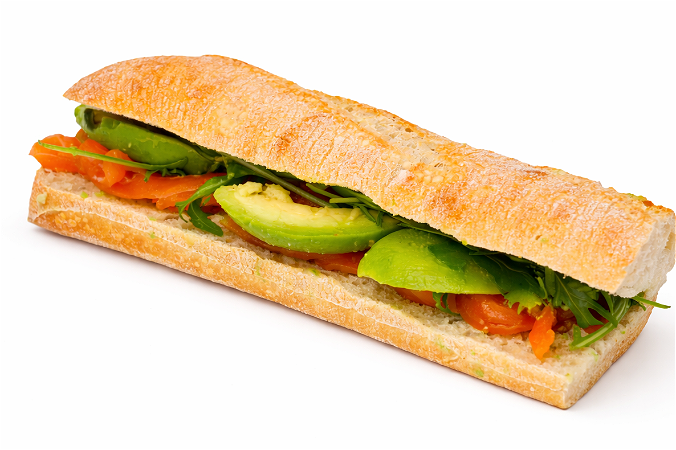 Gerookte zalm met avocado