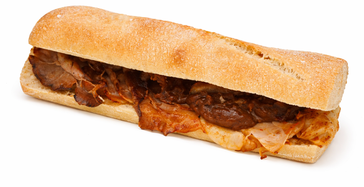 Warm vlees van de grill