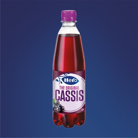 Hero Cassis fles 500ml