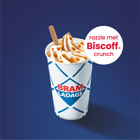 Beker softijs Razzle Lotus Biscoff