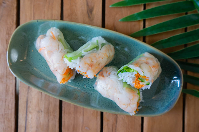 Goi Cuon Tom | Salad Roll Poached Prawns