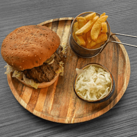 Egg burger menu