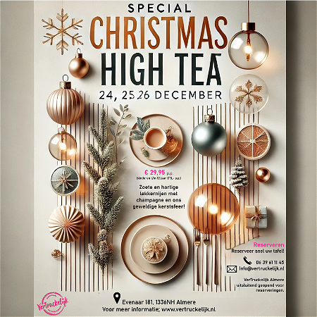 SPECIAL kerst High Tea