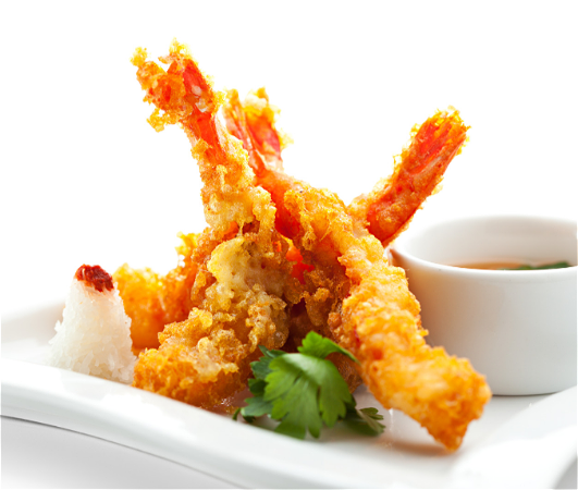 Portie tempura garnalen 4 stuks