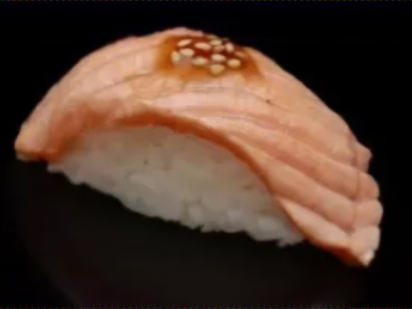 Flame zalm nigiri