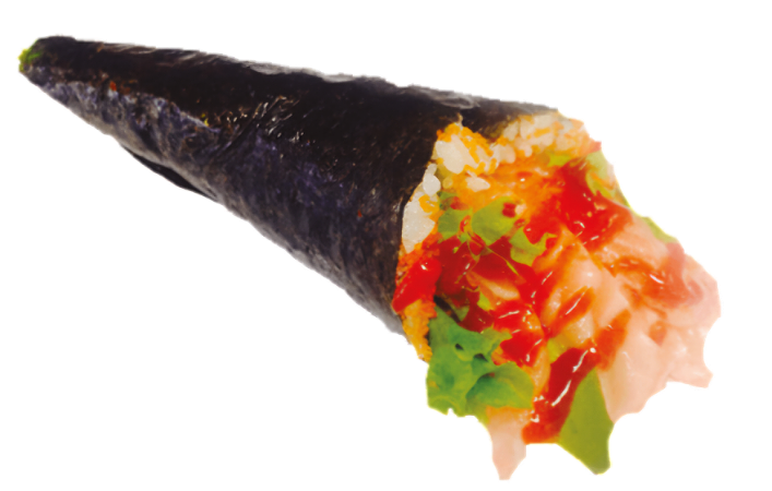 Spicy zalm handroll