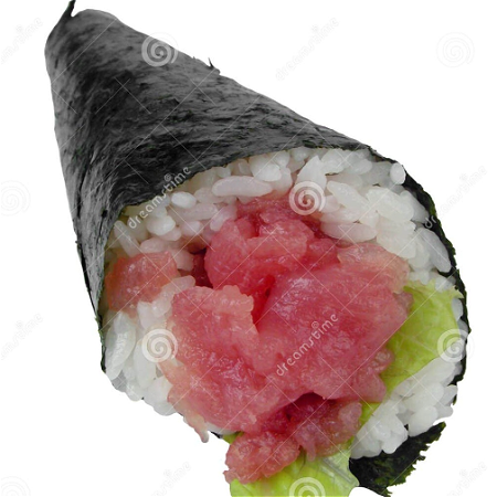 Spicy maguro handroll