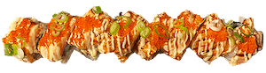 Flamed sake ebi roll