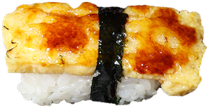 Sweet tamago nigiri