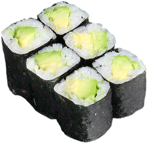 Avocado maki (6 stuks)
