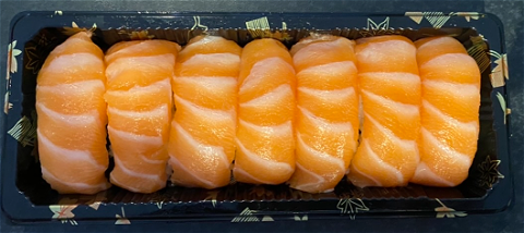 Zalm nigiri box (7stuks)