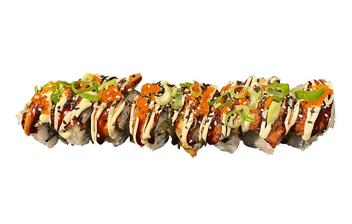 Flamed unagi ebi roll 