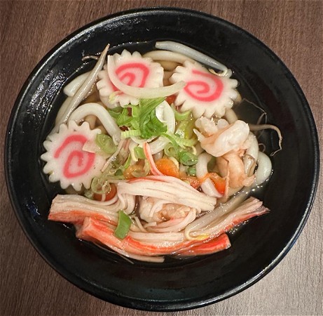 Sea food udon soup