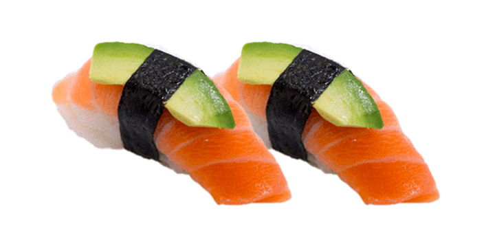 Zalm avocado nigiri (2pcs)