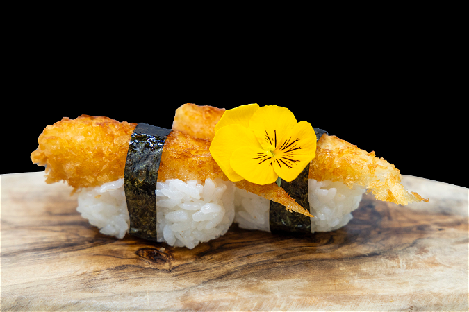 Tempura ebi nigiri 2 stk.