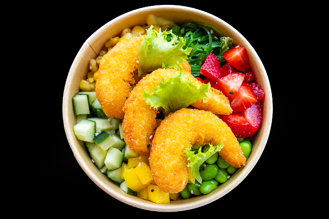 Poké Bowl Veggie Shrimp