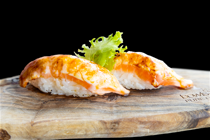 Sweet Flamed Zalm Nigiri 2 stk.