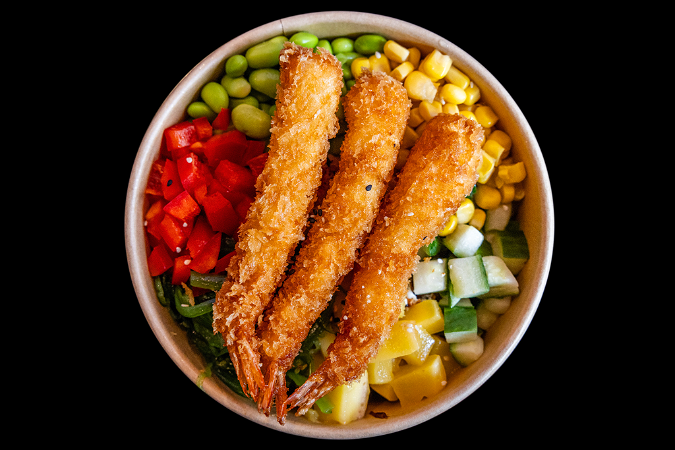 Poké Bowl Shrimps 