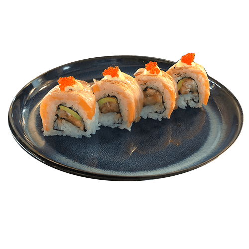 Gegrilde Zalm roll