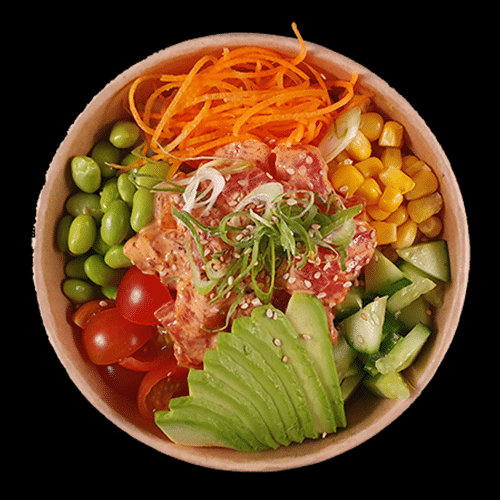 Poké bowl spicy tuna