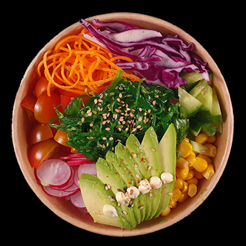 Poké bowl veggie