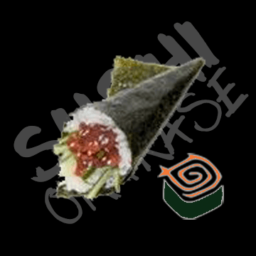 Spicy tuna temaki