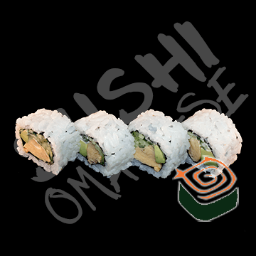 Halve veggie roll