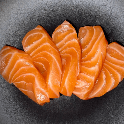 Sashimi salmon