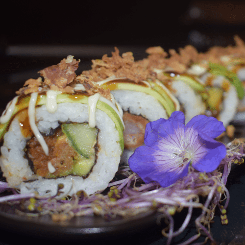 Soft shell dragon town roll