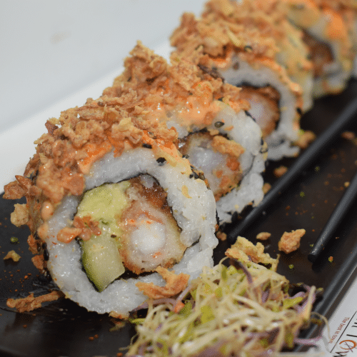 Spicy ebi town roll 8 stuks