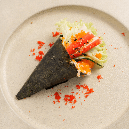 Ebi hand roll